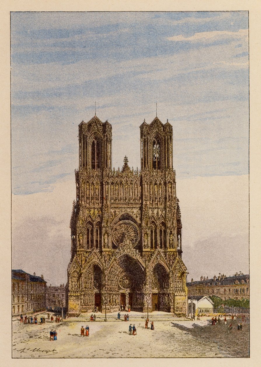 Notre-Dame von Reims von Hubert Clerget