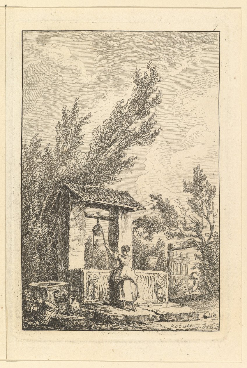 Der Brunnen von Hubert Robert