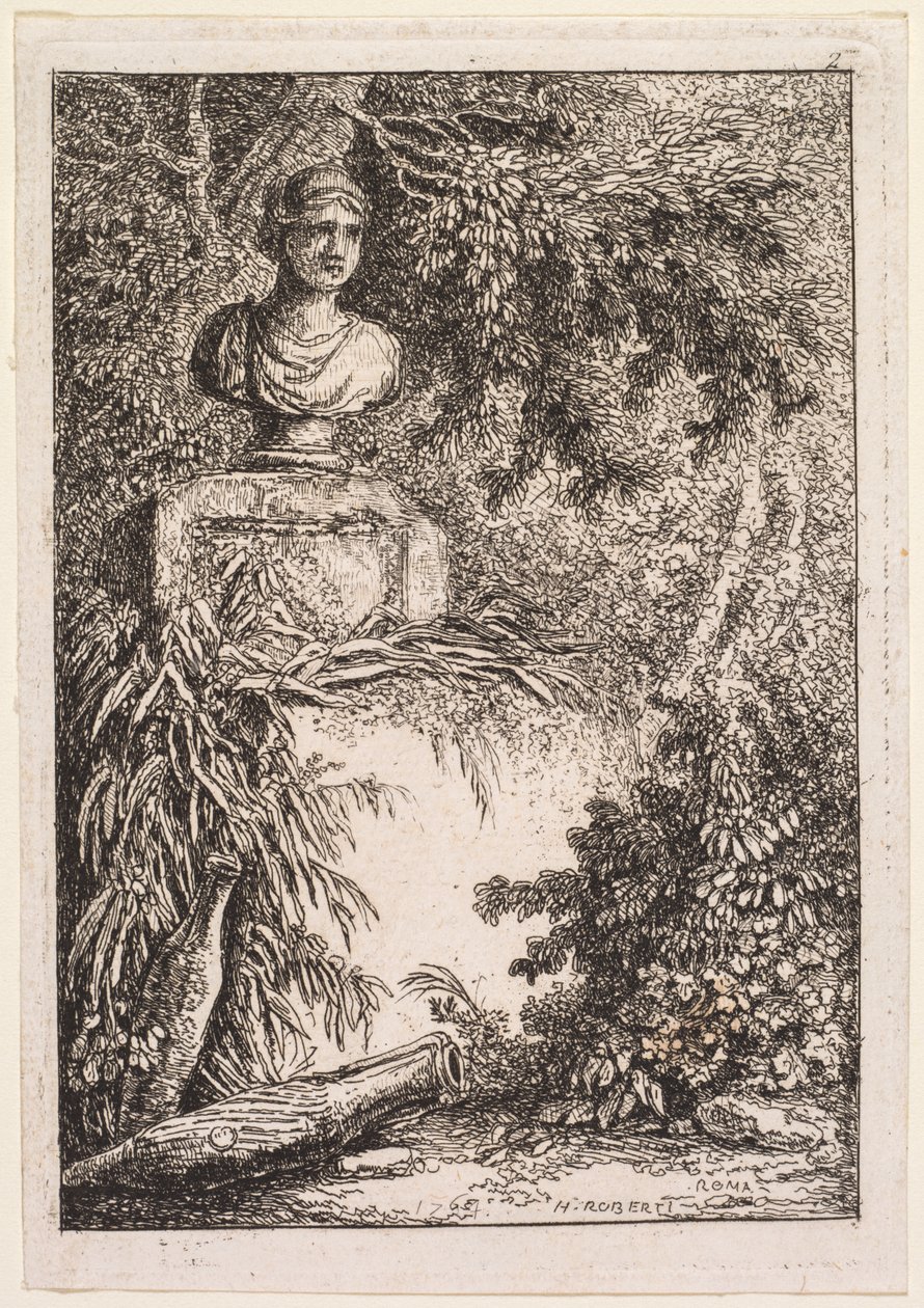 Les Soirées de Rome: Le Buste von Hubert Robert