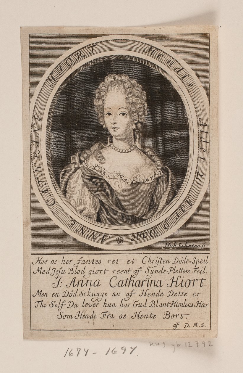 Anna Catharina Hjort von Hubert Schaten