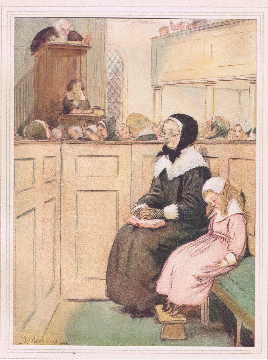 Eine fromme Witwe von gutem sozialen Rang von Hugh Thomson