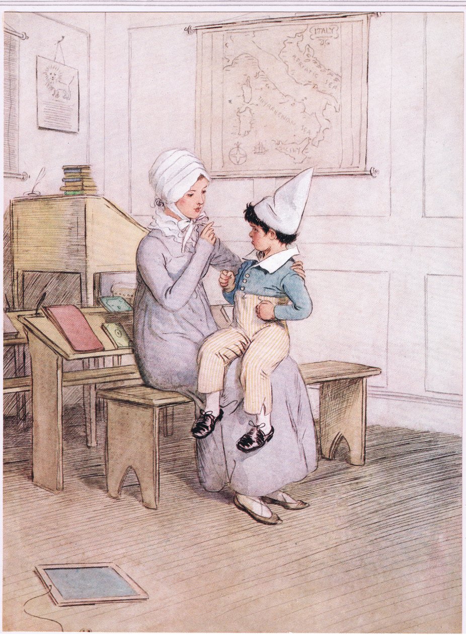 Wenn ein Junge sagt, du kannst nicht schlagen, werde ich ihn bluten lassen, Miss Phoebe. von Hugh Thomson