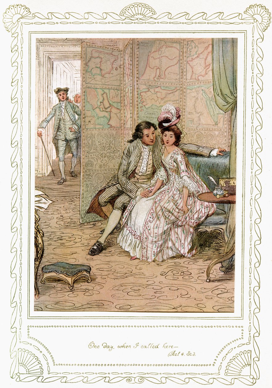Richard Brinsley Sheridans Stück von Hugh Thomson