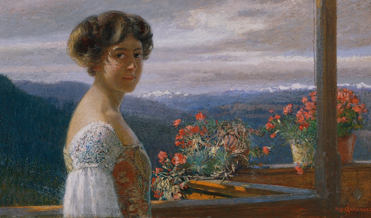 Alice Charlemont, die Tochter des Malers von Hugo Charlemont