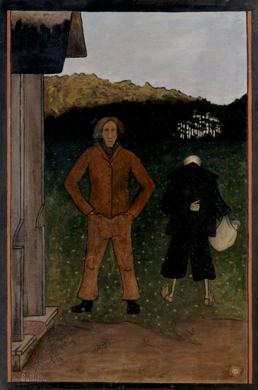 Der Tod und der Bauer von Hugo Simberg
