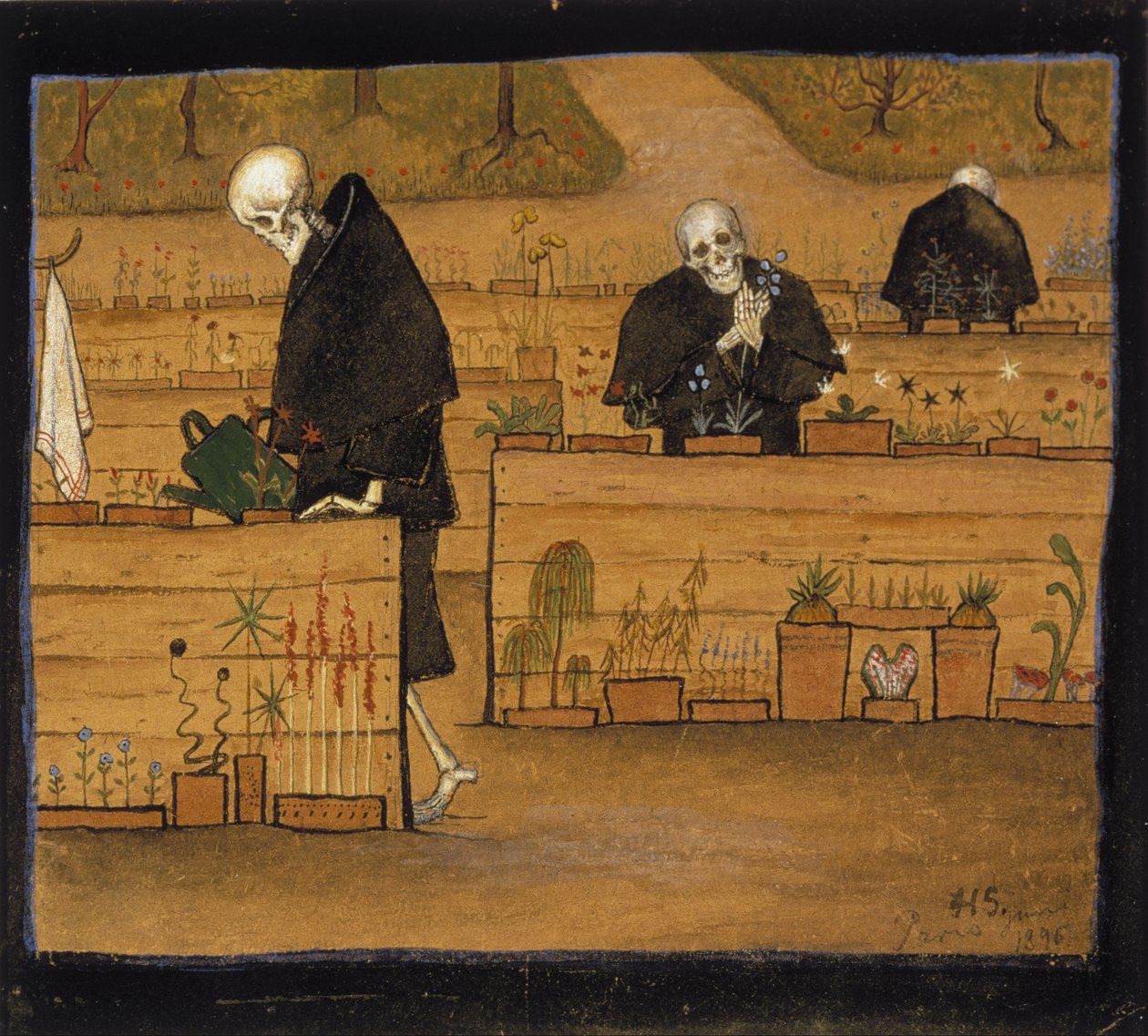 Der Garten des Todes von Hugo Simberg