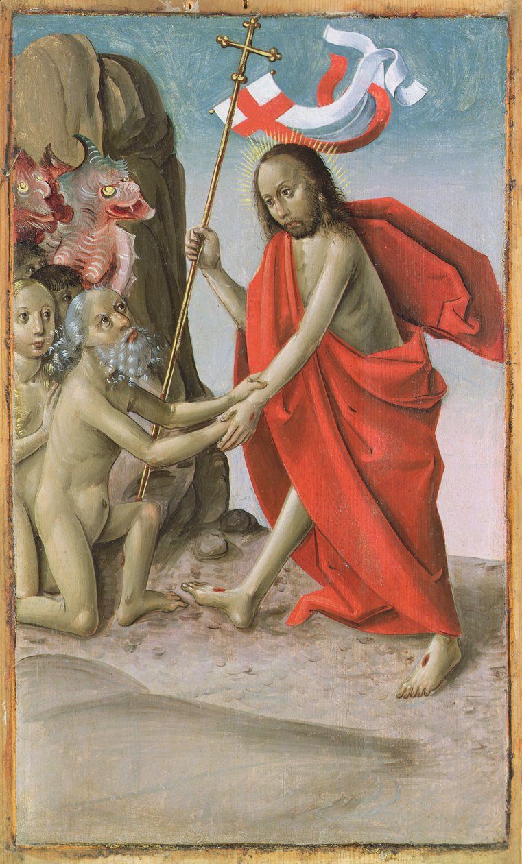 Christus in der Vorhölle, 1490-1500 von Hungarian School
