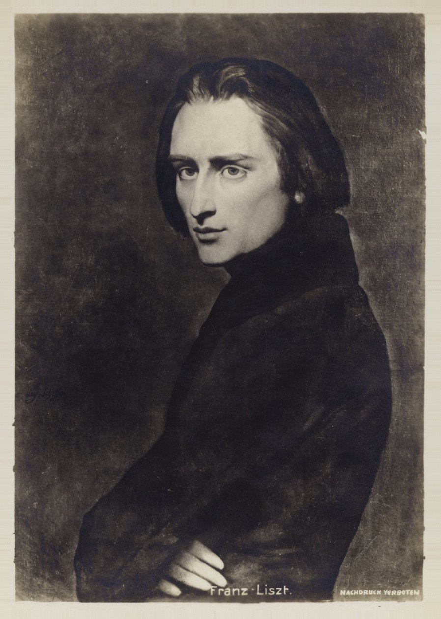 Porträt von Franz Liszt von Hungarian School