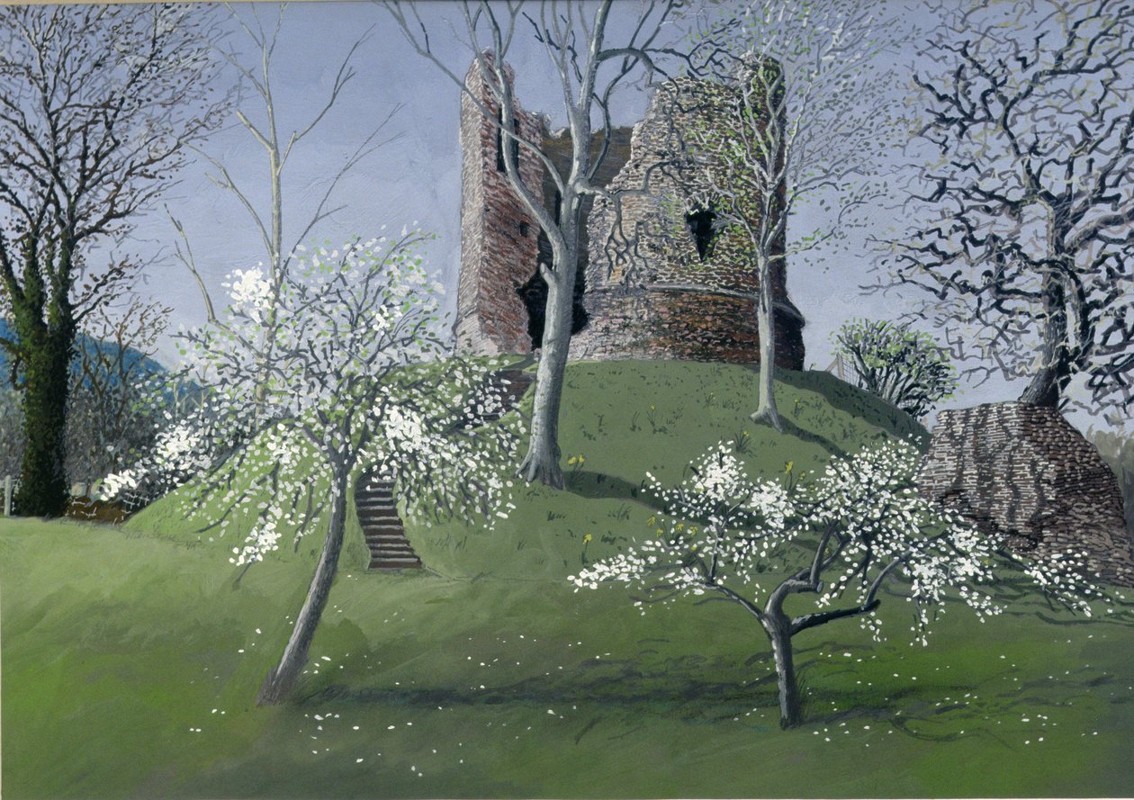 Longtown Castle, 1992 von Huw S. Parsons