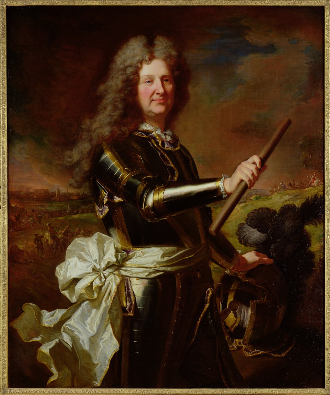 Porträt von Charles-Auguste de Matignon, Comte de Gace, Marschall von Frankreich (1647-1724) 1691 von Hyacinthe Francois Rigaud