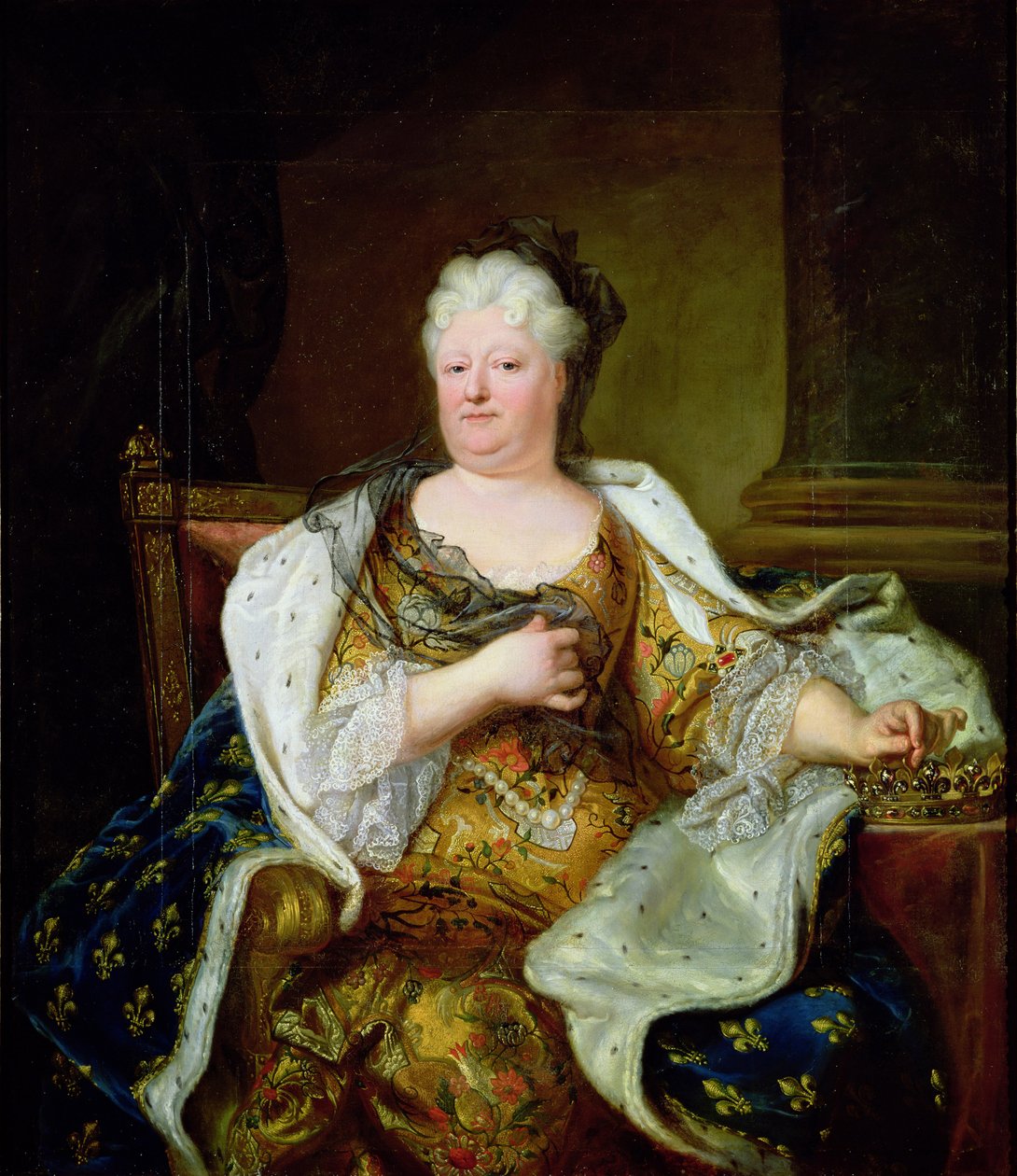 Porträt von Elisabeth Charlotte von Bayern, Herzogin von Orléans von Hyacinthe Francois Rigaud