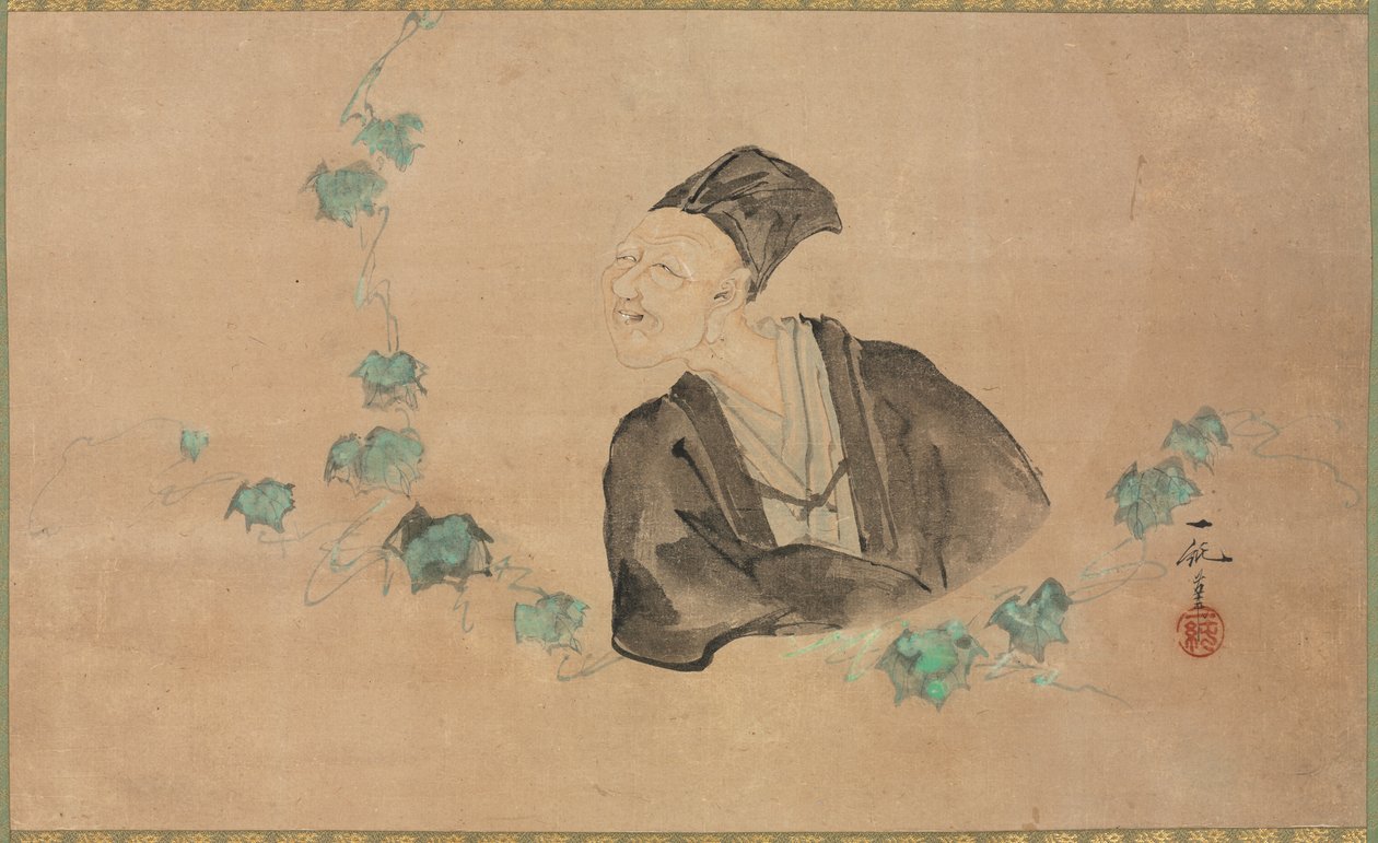 Porträt von Basho von Ichijun