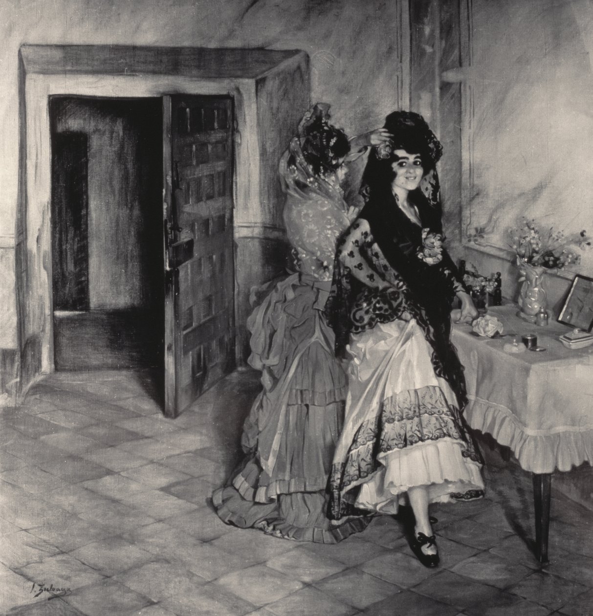 Vorbereitungen für die Corrida, 1903 von Ignacio Zuloaga y Zabaleta
