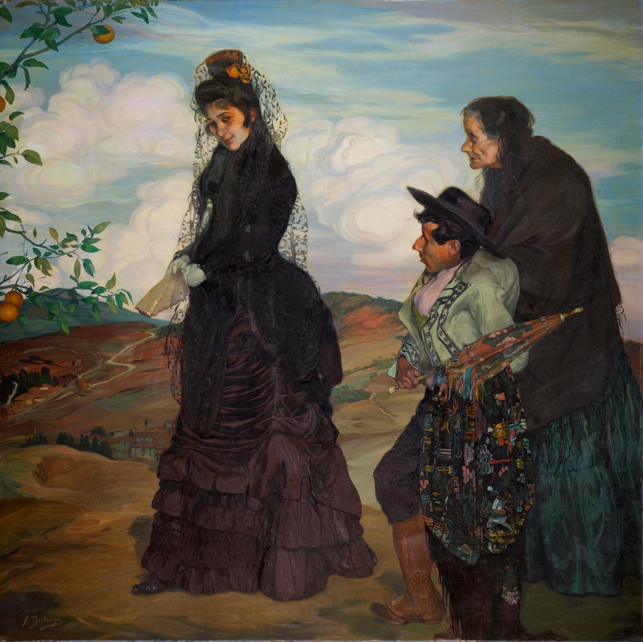 Die Zigeunerin (La gitana) von Ignacio Zuloaga y Zabaleta