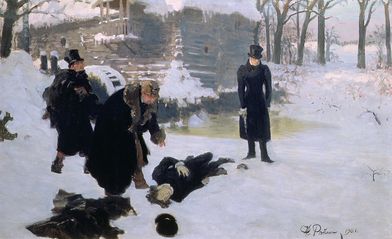 Das Duell, 1901 von Ilya Efimovich Repin
