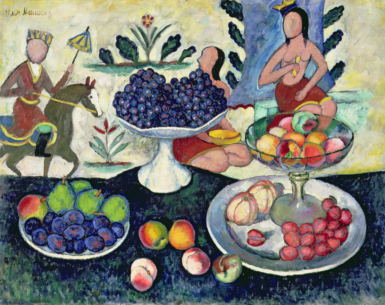 Stillleben mit Früchten, 1913 von Ilya Ivanovich Mashkov