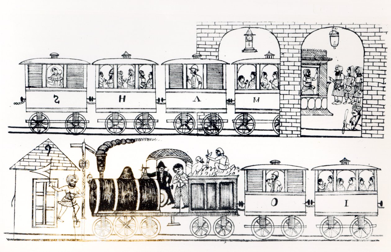 Indische Eisenbahn von Indian School