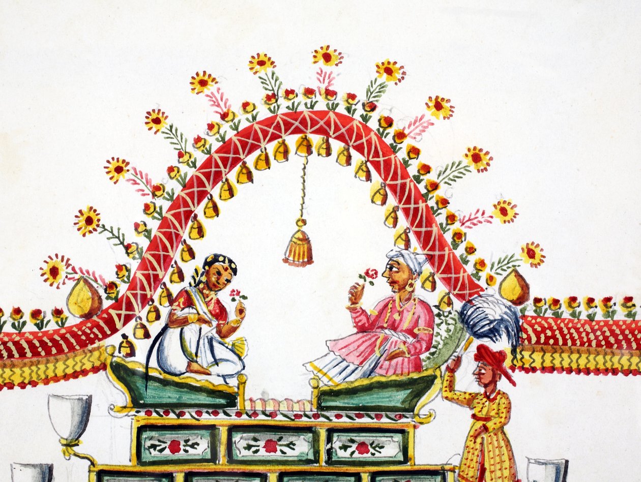 Braut und Bräutigam von Indian School