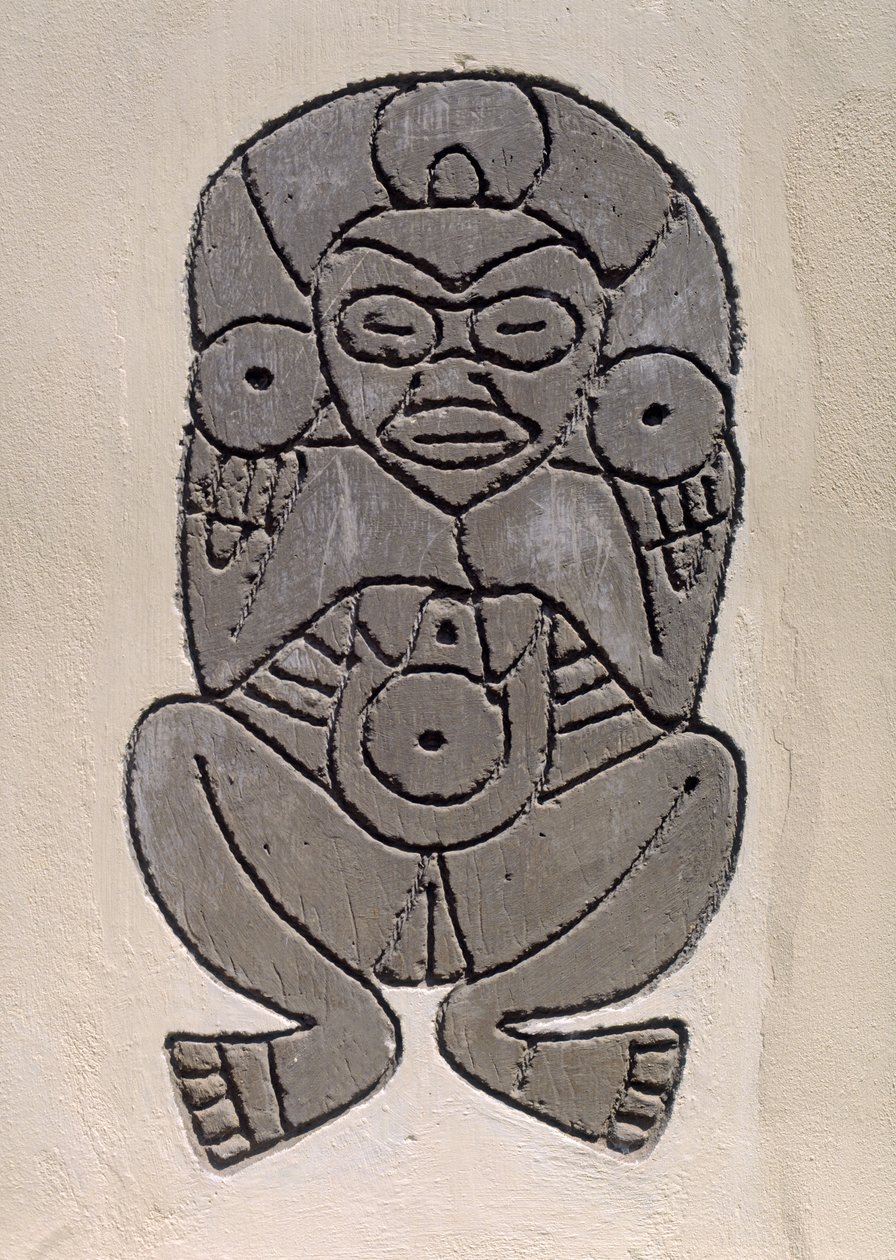 Kopie eines Taino-Indianer-Motivs von Indian School