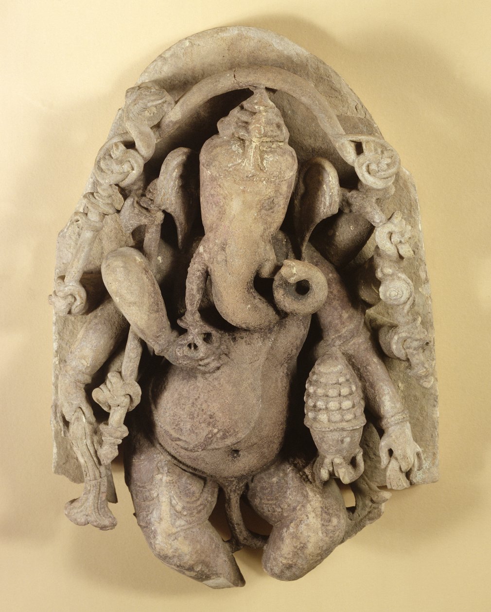 Figur von Ganapati, Chandella-Dynastie von Indian School