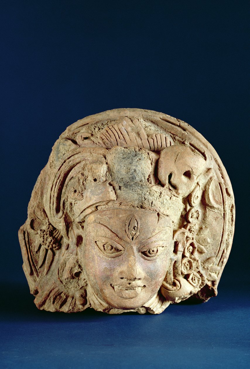 Kopf von Ardhanarisvara, Newal, Unnao von Indian School