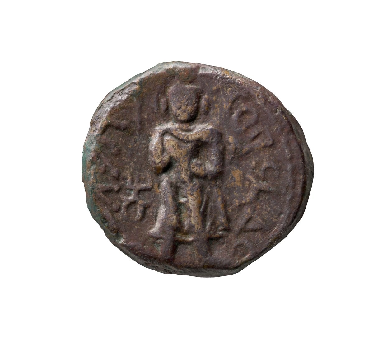 Kushan-Münze, 127-155 n. Chr. von Indian School
