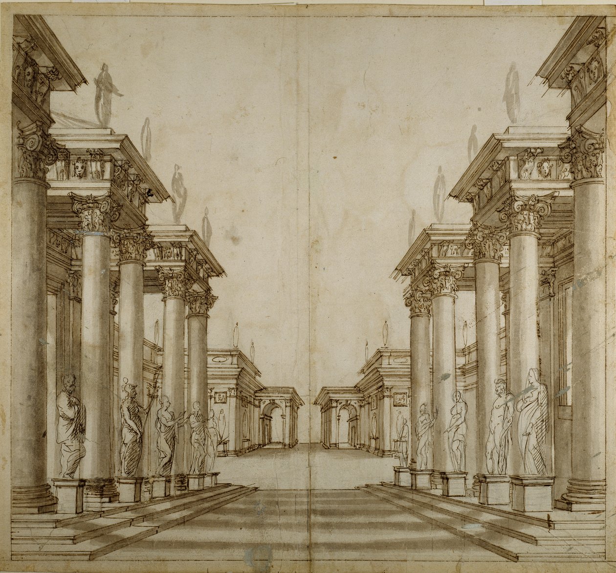 Ein römisches Atrium von Inigo Jones