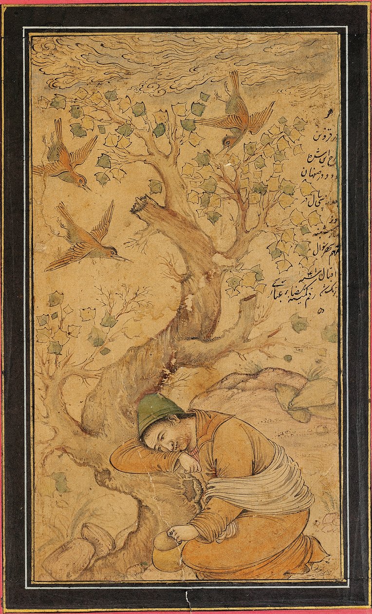 Ein verlassener Bettler von Iranian School