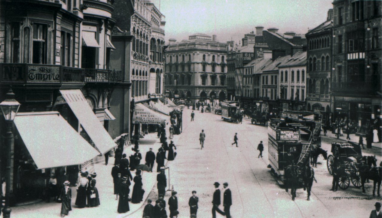 Castle Square, Belfast, um 1902 von Irish Photographer