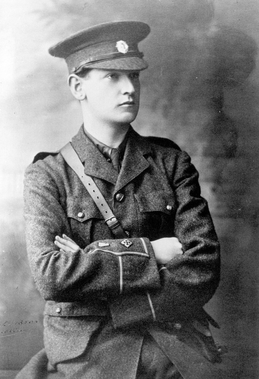 Michael Collins (1890-1922) in der Uniform der Irischen Republikanischen Armee, ca. 1916 von Irish Photographer