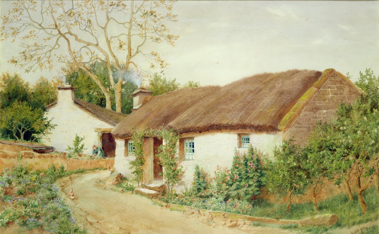 Altes Cottage, Colwyn Bay von Isaac Cooke