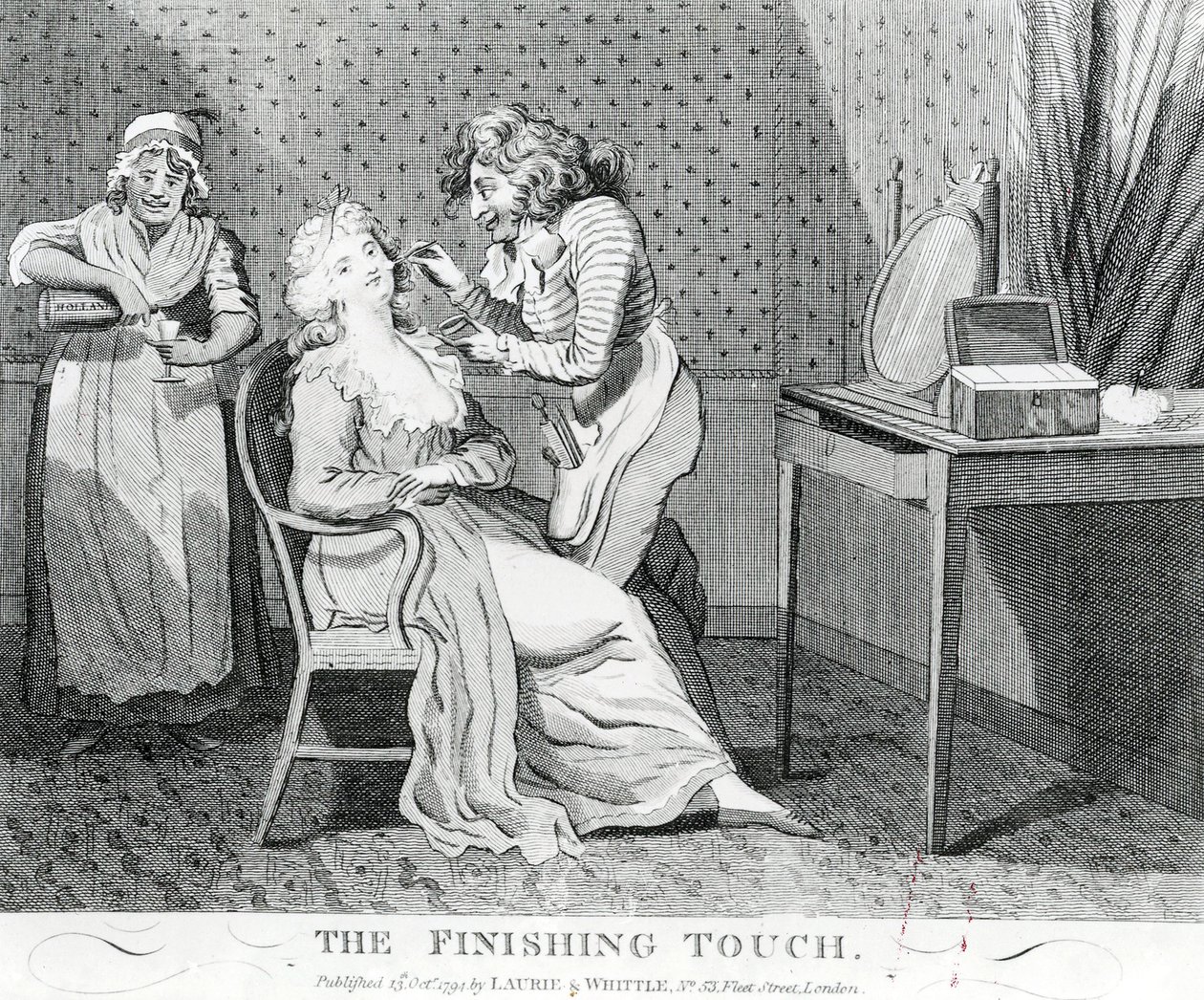 Der letzte Schliff, 1794 von Isaac Cruikshank