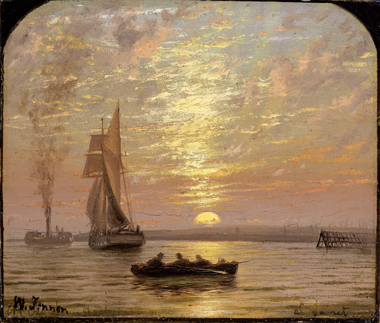 Bei Sonnenuntergang, ca. 1875 von Isaac Walter Jenner