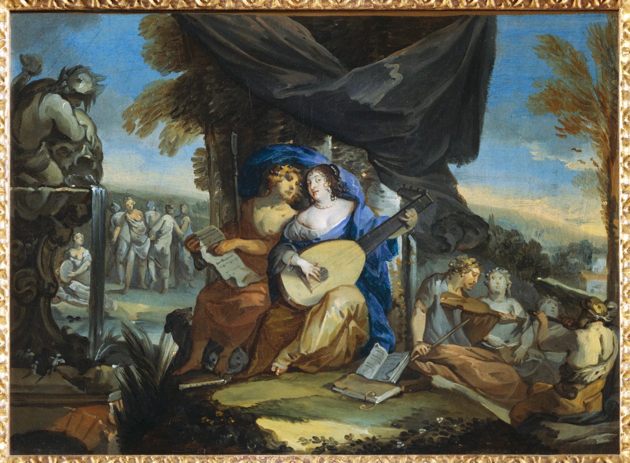Musikalische Allegorie von Isaac Moillon
