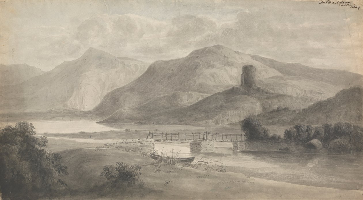 Dolbadarn Castle (Nordwales) von Isaac Weld