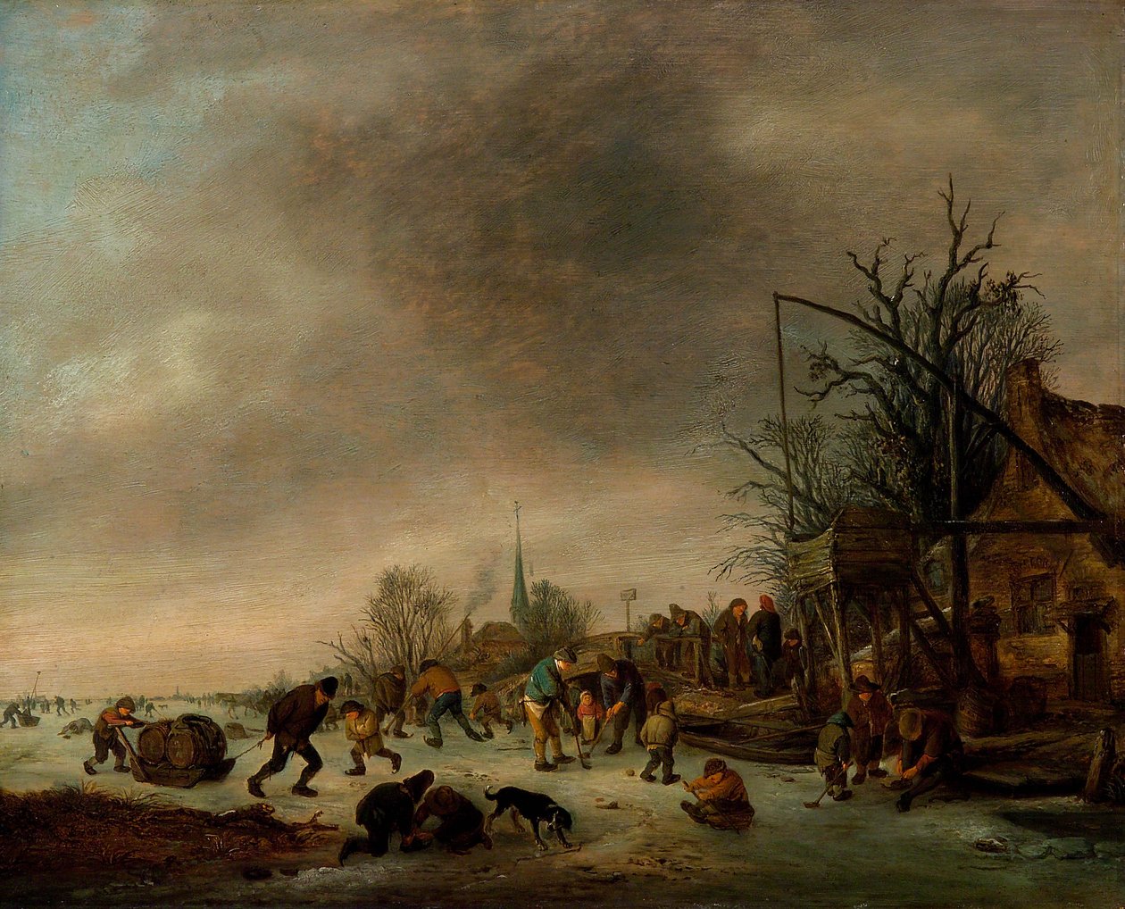 Winterlandschaft von Isaac van Ostade