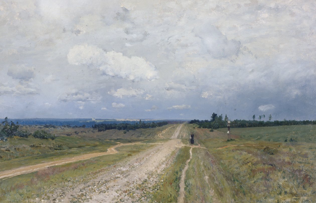 Die Vladimirka-Straße, 1892 von Isaak Ilyich Levitan