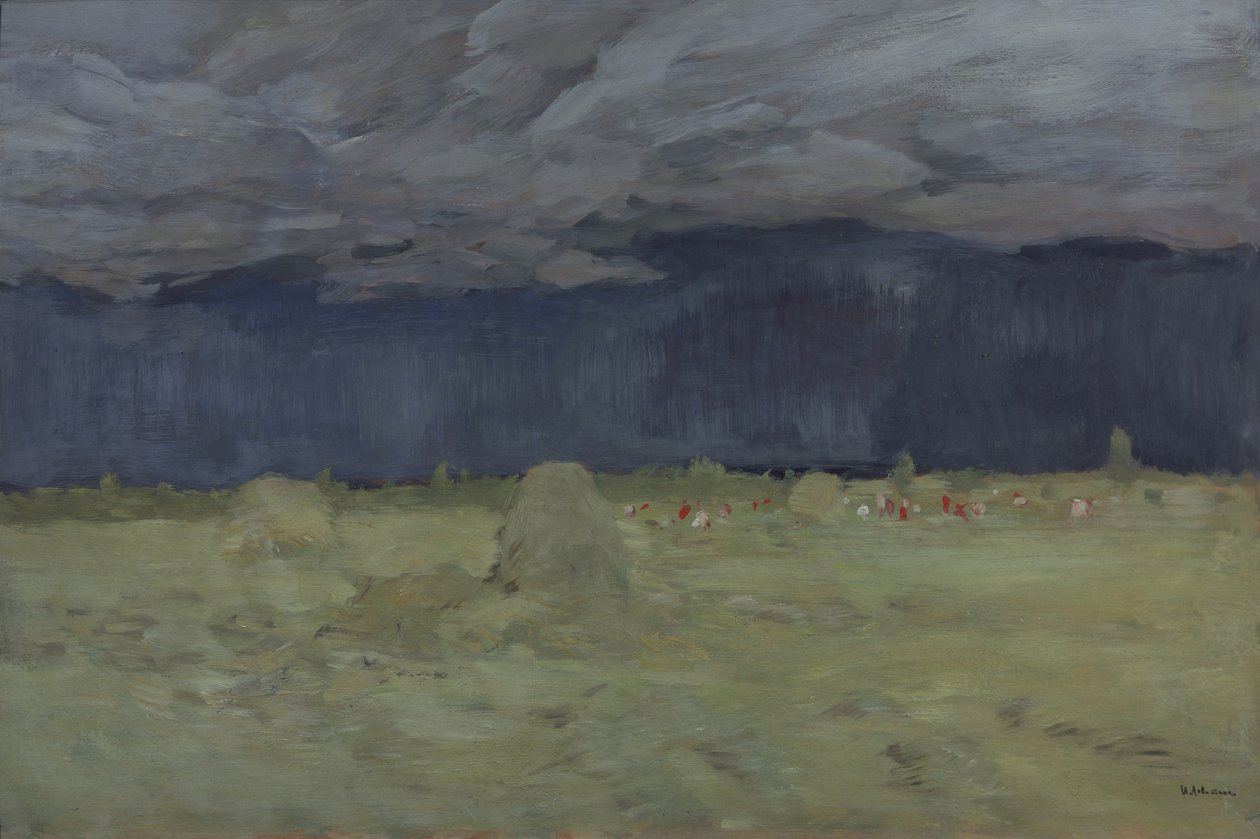 Heuernte, 1900 von Isaak Ilyich Levitan