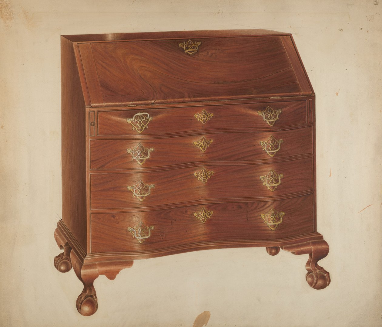Schreibtisch von Isadore Goldberg