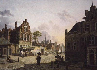 Ansicht einer Stadt von Isidor Verheyden