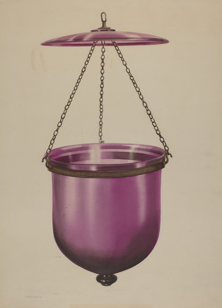 Hängelampe von Isidore Steinberg
