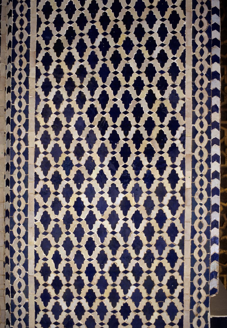 Geflieste Wand von Islamic School