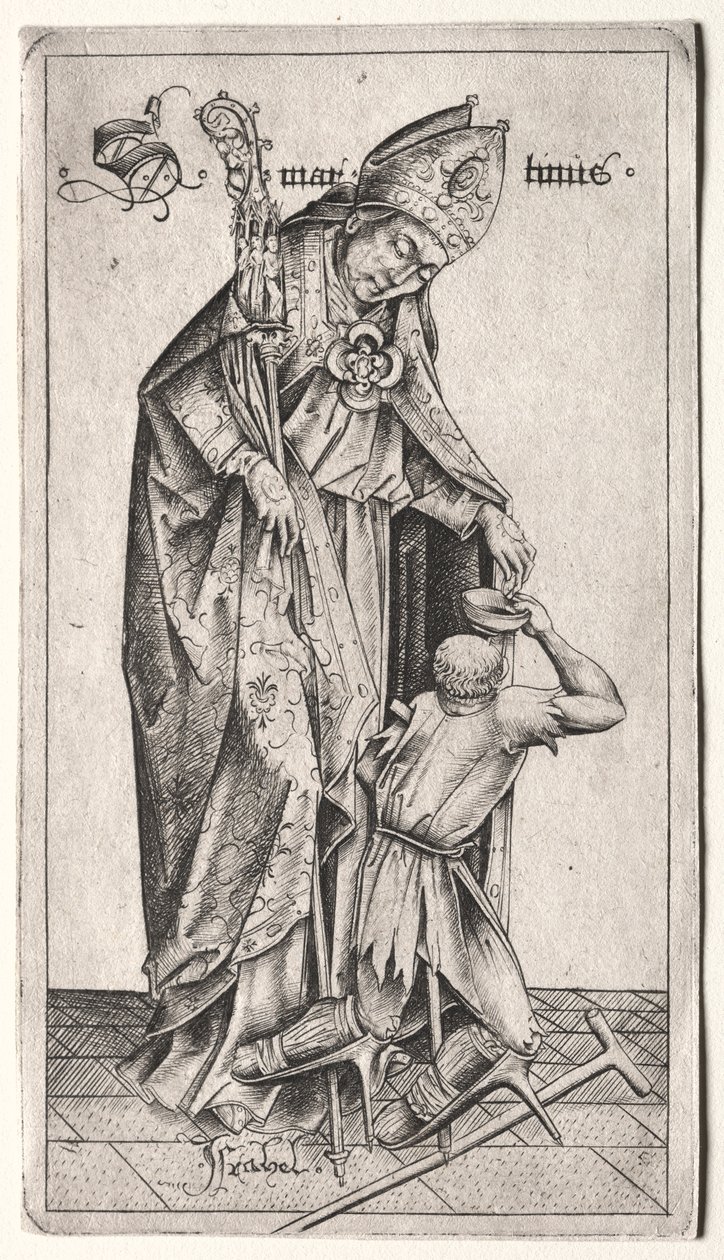 St. Martin von Israhel van Meckenem