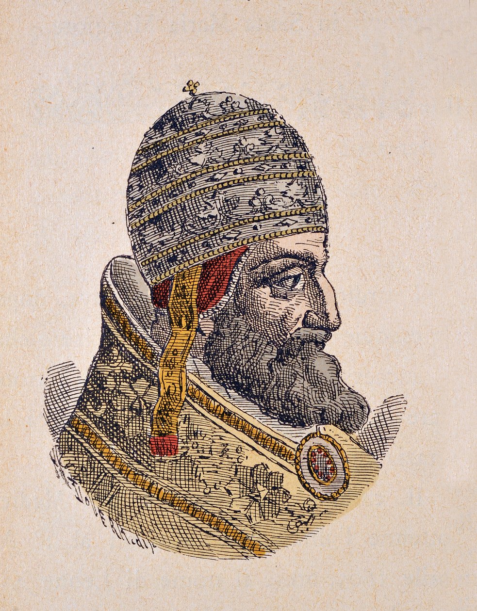 Porträt von Papst Leo XI. (Leo, Leone) (1605), 1898 von Italian School