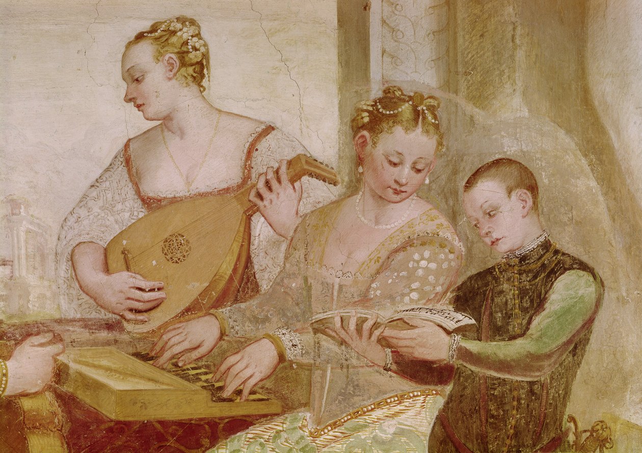 Das Konzert (Detail) von Italian School