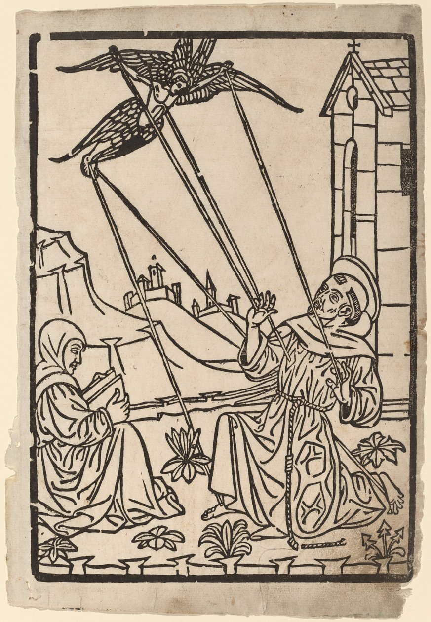 Heiliger Franziskus empfängt die Stigmata von Italian 15th Century