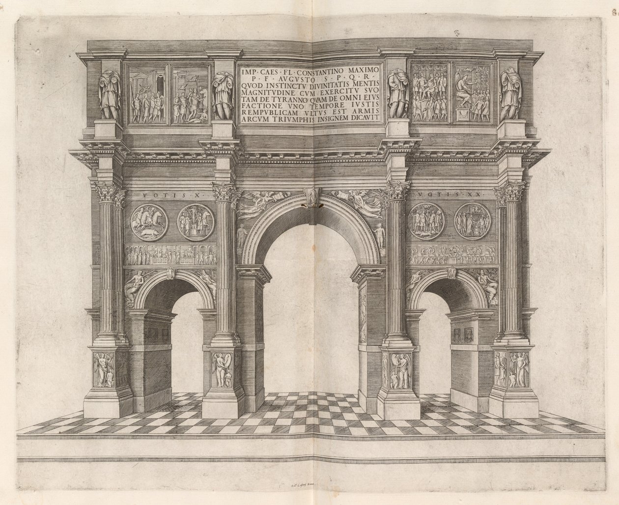 Konstantinsbogen von Italian 16th Century