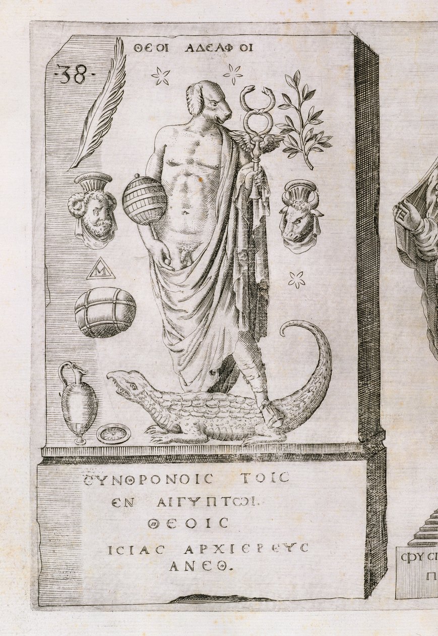 Apollo mit einem Hundekopf, 1589 von Italian School
