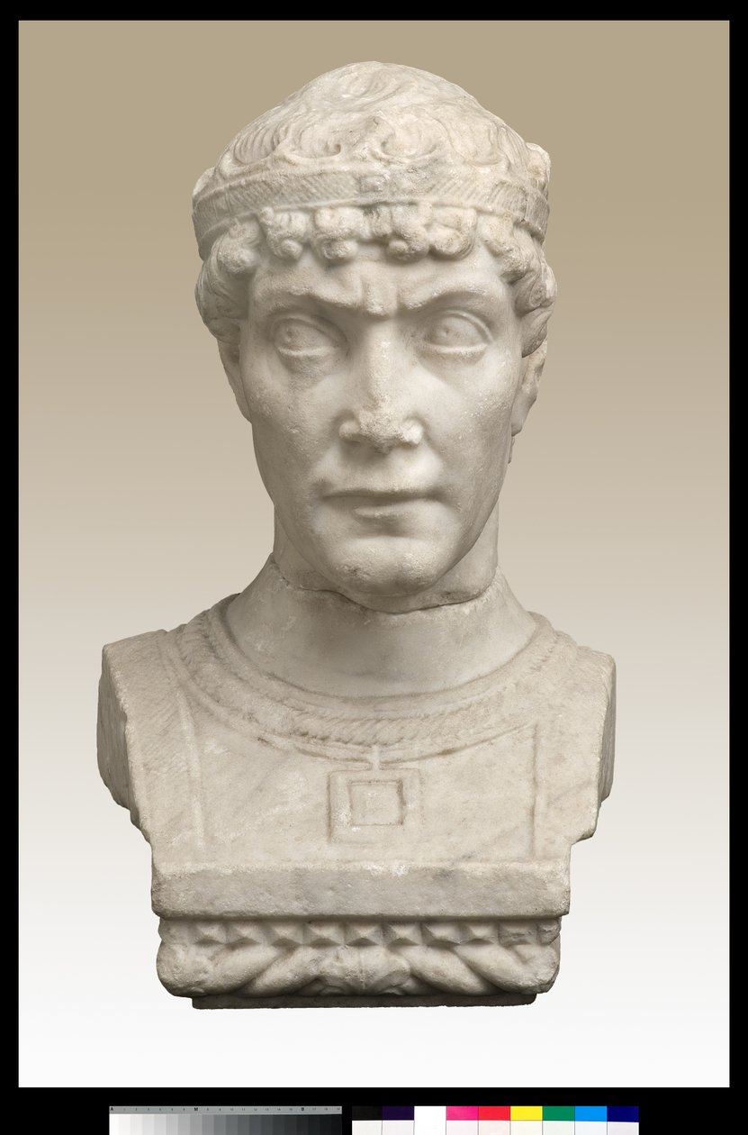 Büste eines Mannes mit Krone von Italian School