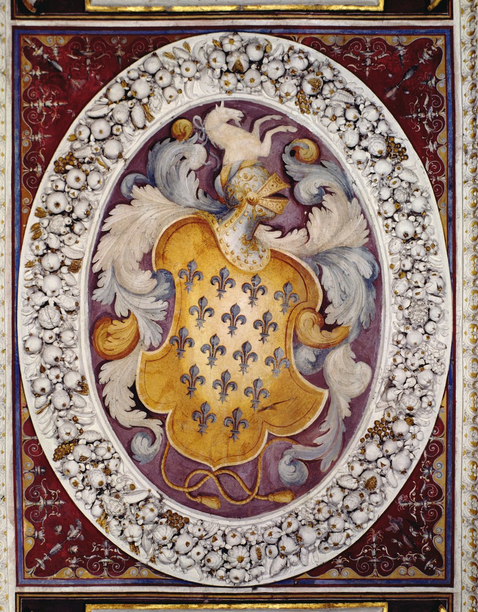 Wappen der Familie Farnese von Italian School